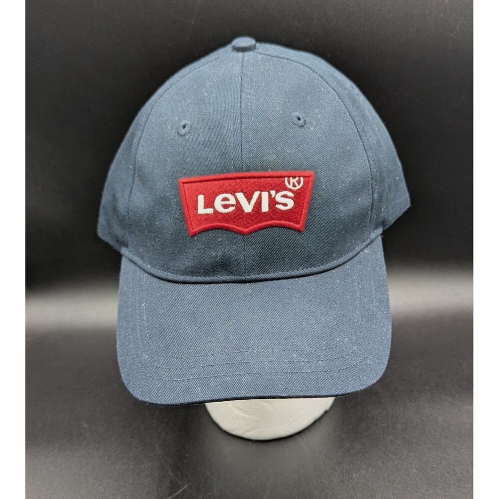 Levi's Denim Jeans Logo Navy Blue Era Snapback Hat Cap New With Tags